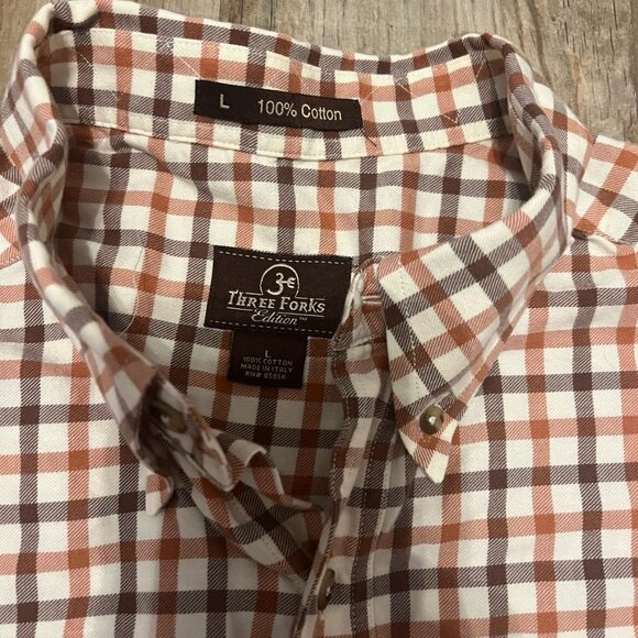 THREE FORKS RANCH Mens Shirt - Picture 2 of 2